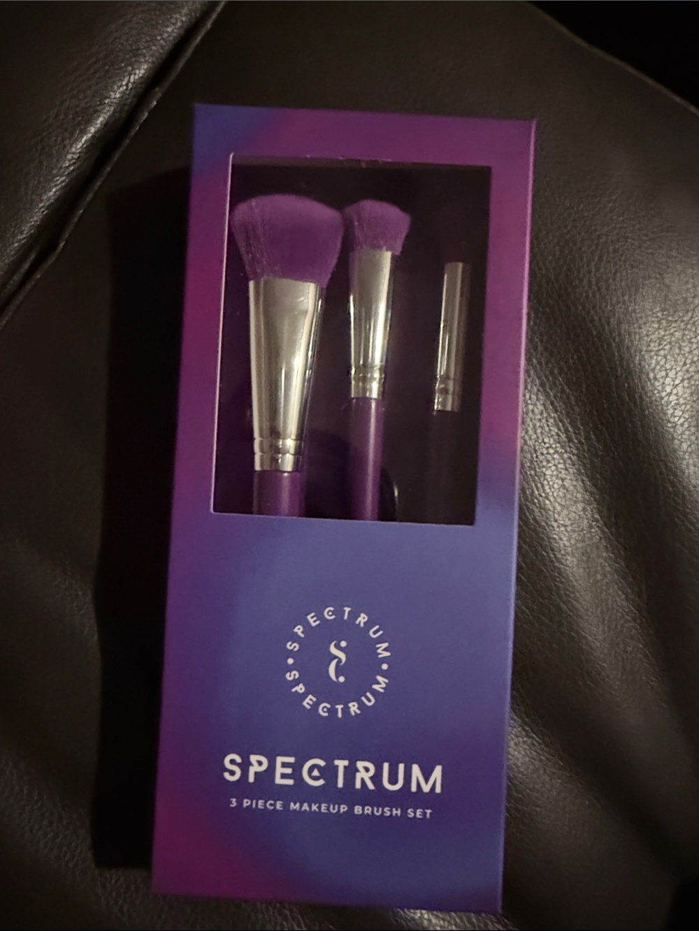 3-Piece Makeup Brush Set - Spectrum